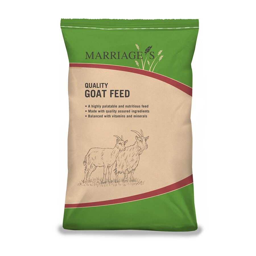 Marriage's Quality Goat Feed, Balanced with Vitamins and Minerals 20KG