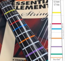 DON'T FRET POSITION MARKER, 1/2 VIOLIN / 12" VIOLA 6 Units 