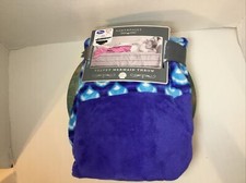 Northpoint Blue Soft Velvet Mermaid Climb In Throw For Kids- NWT 100 Polyester