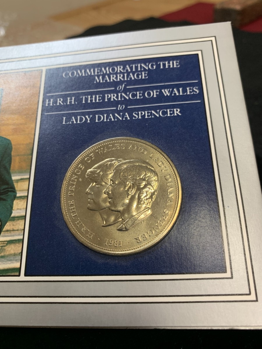 1981年  Mint 記念硬貨 チャールズ&ダイアナ 1981 Royal Mint Commemorative Coin- Charles & Diana Royal