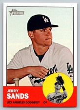 2012 Topps Heritage #310 Jerry Sands Los Angeles Dodgers