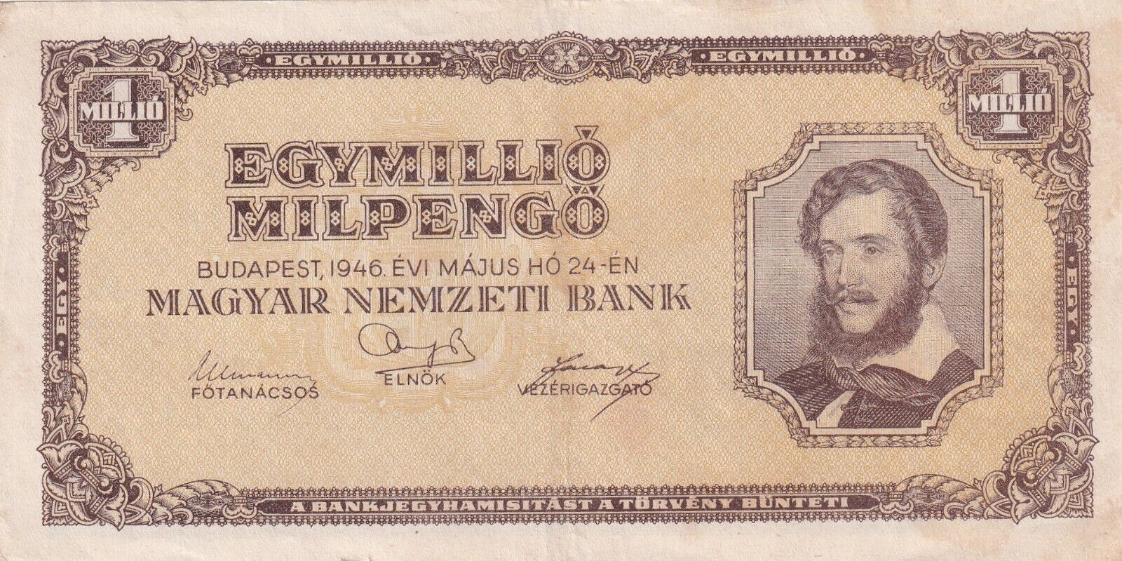 Hungary Max 71% OFF 1 000 New Free Shipping Milpengo 1946