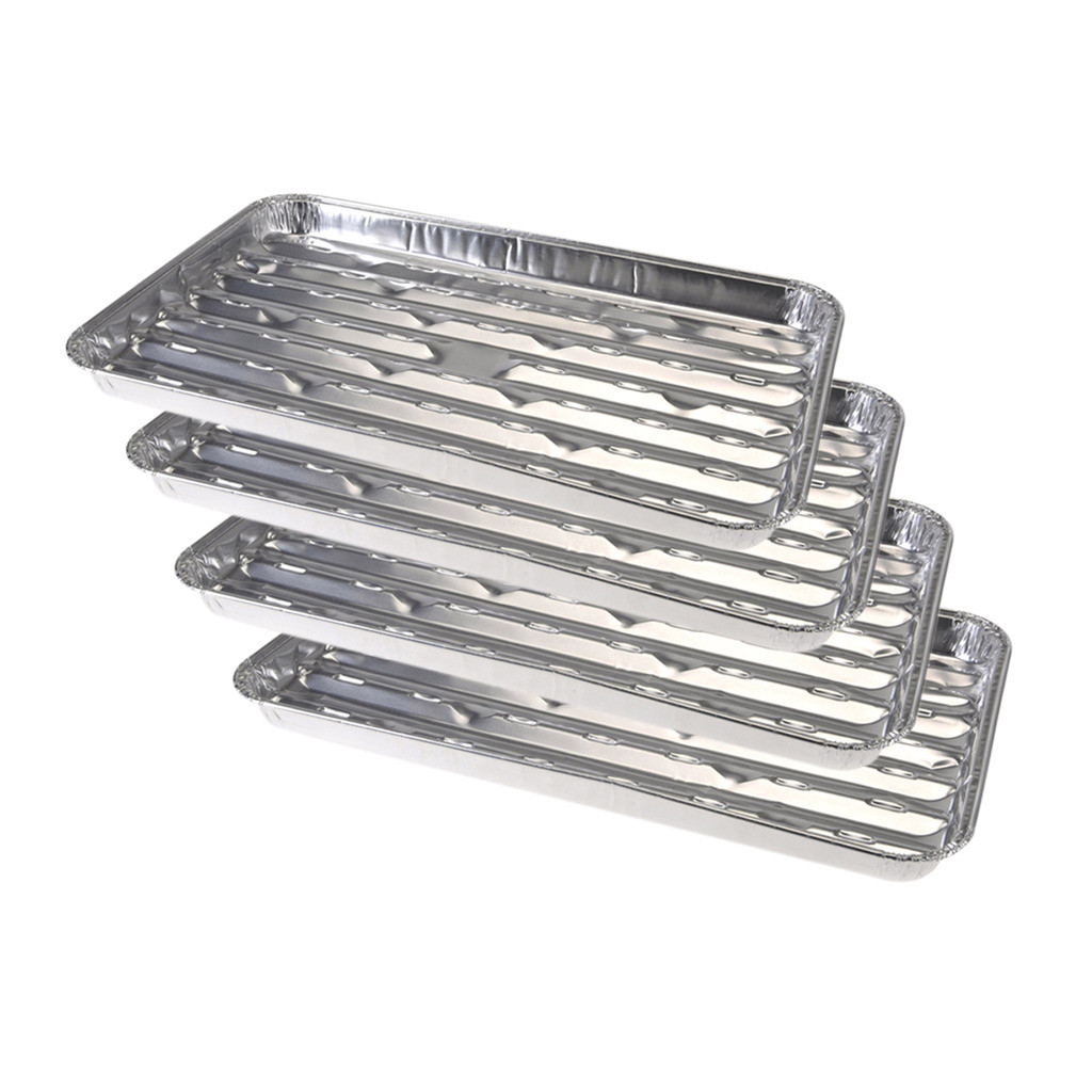 Aluminium Foil Serving Trays Disposable Plates BBQ Grill Grilling
