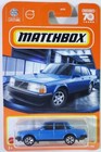 2023 Matchbox 1986 Volvo 240 Blue Noc