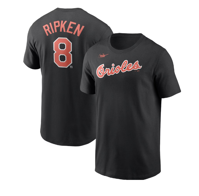 Baltimore Orioles Youth Cal Ripken #8 Nike Player T-Shirt