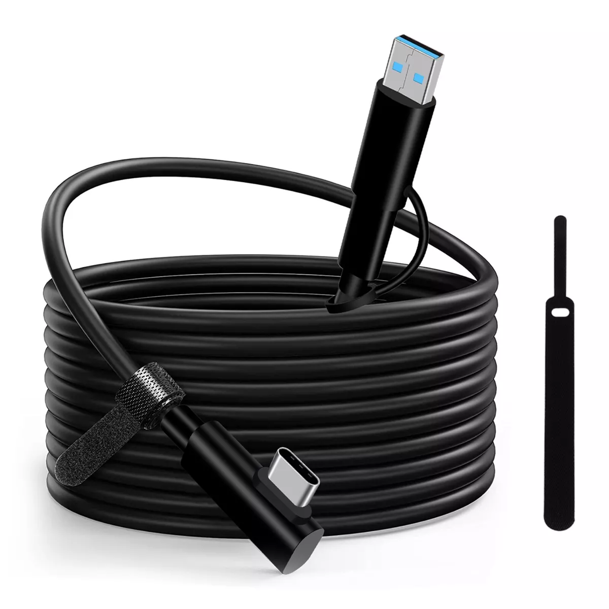 Link Cable 16FT Compatible for Oculus/Meta Quest 2/1, USB 3.2 Gen 1 Type A  to C