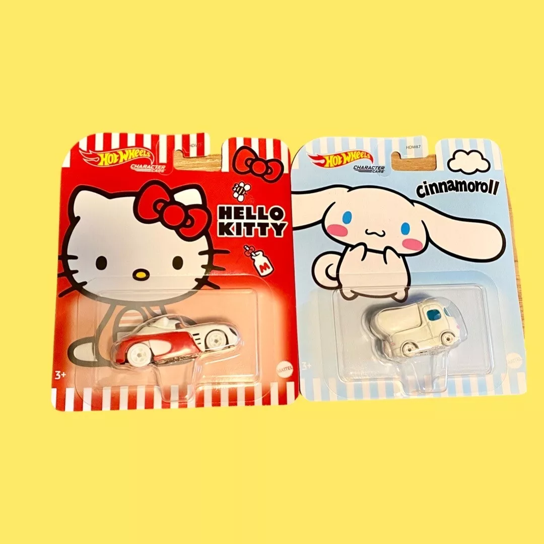 Hot Wheels Character Cars Hello Kitty Cinnamoroll 