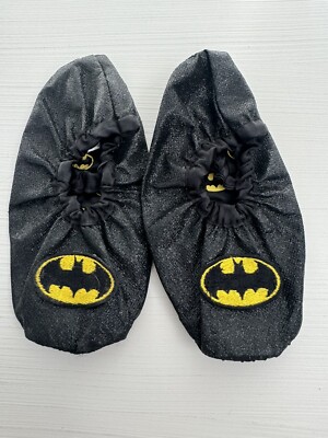 NEW BATGIRL Glitter Slipper Shoes * s14 * Ballet * Super Best Friends * Rubie's