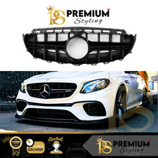 Mercedes E Klasse W213 C238 Front E63S Glanz Schwarz K&uuml;hlergrill Grill AMG STYLE 2016-20