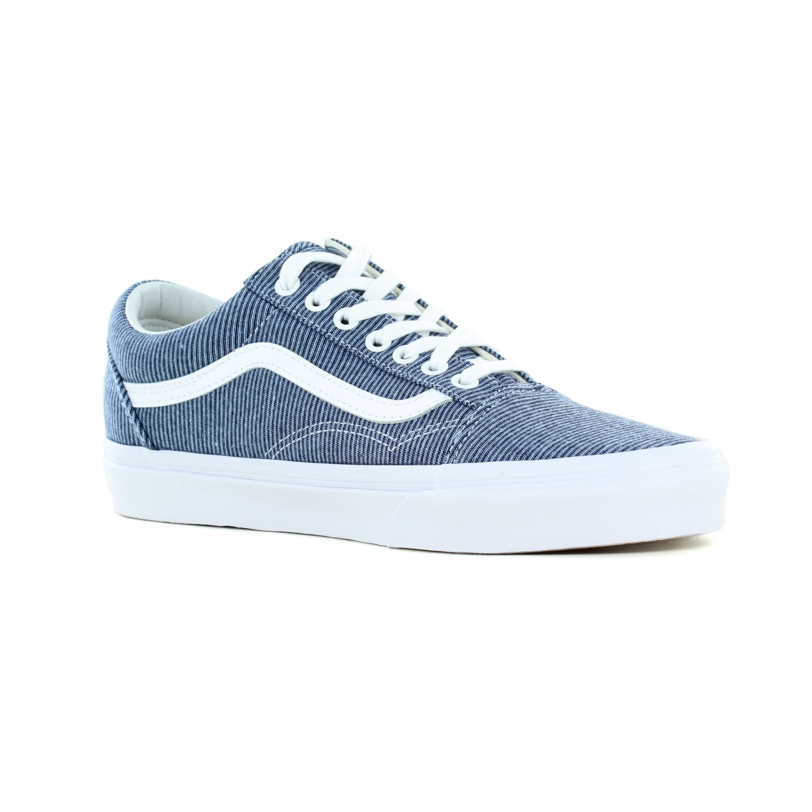 blue and white vans shoes
