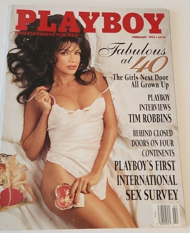 Playboy February 1995 - Lisa Marie Scott Centerfold, Vargas - Bagged & Boarded