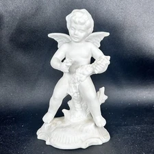 KARL-HEINZ KLETTE Dresden Porcelain Four Seasons Cherub ~ SPRING FLOWERS