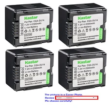 Kastar Replacement Battery for Panasonic CGR-DU14 CGA-DU14 & SDR-H200 SDR-H250