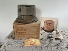 🍊Vintage Proctor-Silex Panhandler Accessory Corn Popper Topper w/ Box!