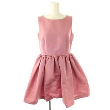 Red VALENTINO Dress Mini Sleeveless 38 Pink df Used 139c0bfeef9aed8227aeefcd6e27