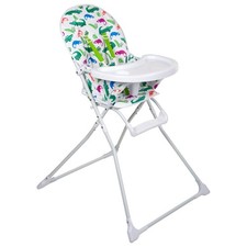 Babyway Chameleon Print High Chair Portable, Foldable & Wipe-Clean Safety Seat