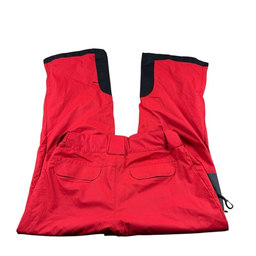 Obermeyer Ski Pants Mens XL Red Recco Zip Pockets Winter Snow Rescue Reflector - Picture 3 of 10