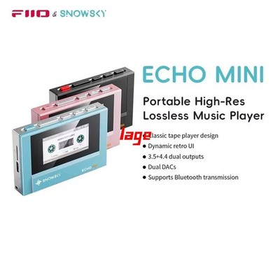 FiiO Echo Mini HiFi Bluetooth MP3 Pure Music Player, 15Hours Playback, 3.5mm/4.4