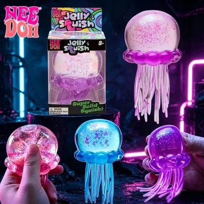 Nee Doh Jellyfish Jelly Squish Stress Toy Fidget Squeeze NeeDoh Trending Special