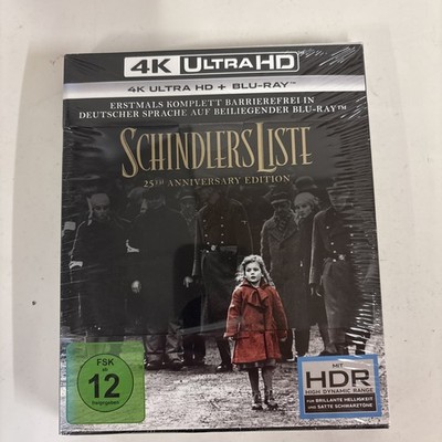 Schindlers Liste - 25th Anniversary Edition (4K Ultra-HD + Blu Ray)