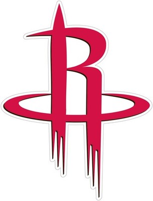Houston Rockets Logo Die Cut Laminated Vinyl Sticker Decal NBA car window