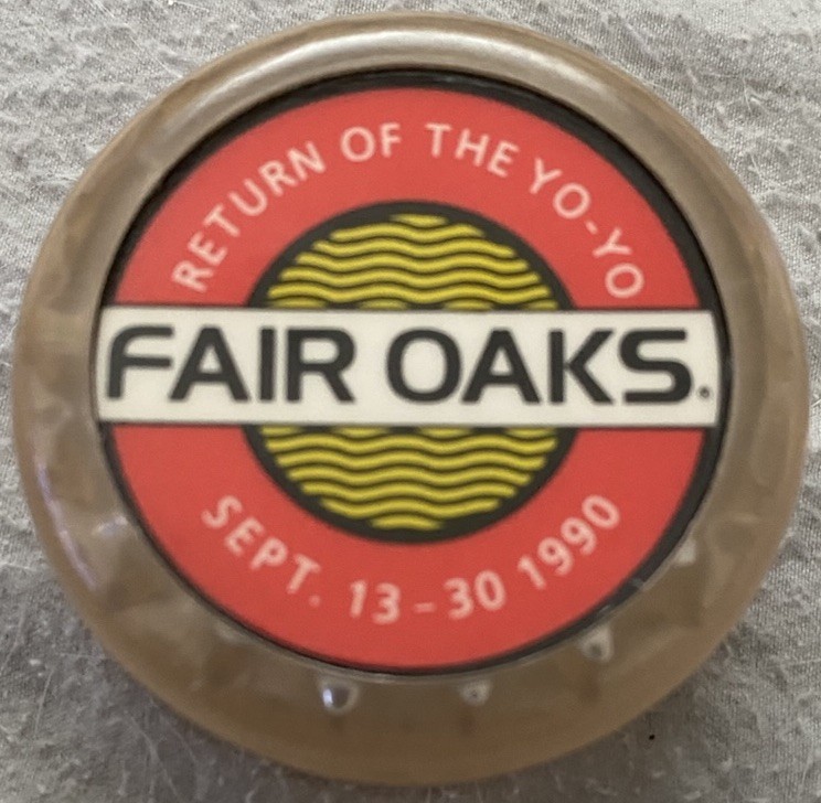 Vintage FAIR OAKS Return Of The Yo-Yo September 13-30 1990 Sacramento, CA Rare!