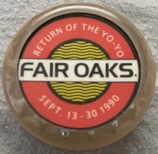 Vintage FAIR OAKS Return Of The Yo-Yo September 13-30 1990 Sacramento, CA Rare!
