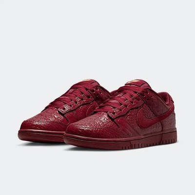 Nike Dunk Low Casual Shoes Team Red HV4388-600 Women's Size 6