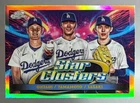 2025 Topps Cosmic Chrome Ohtani Sasaki Yamamoto Triple Star Clusters Dodgers
