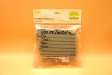 Invitation Cling Rubber Stamp Repositionable Stampendous CRP031 New