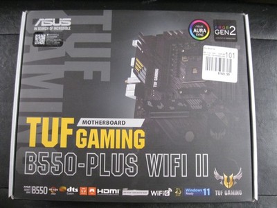 NEW ASUS TUF GAMING B550-PLUS WIFI II AM4 AMD B550 SATA 6Gb ATX AMD Motherboard
