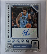 Panini 2023-24 Donruss Optic Scotty Pippen Jr. Autograph SS-SPJ Grizzlies