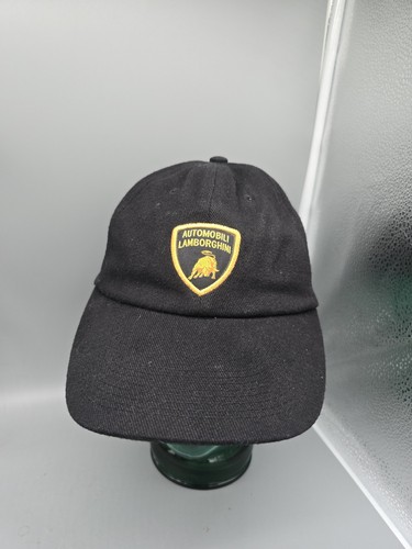 Lamborghini Black Strapback Hat Cap Baseball Cap Automobili