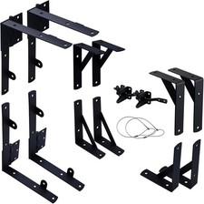 2 Set anti Sag Gate Kit Gate Corner Brace Bracket Heavy Duty No Sag Kit for Wood
