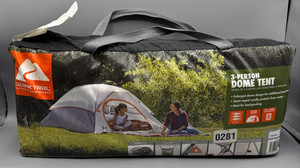 NEW Ozark Trail 3-Person Dome Tent Lightweight 3-Season Camping Tent w/ Rainfly