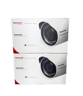 Honeywell IPCAM-W0C1 Total Connect HD Wi-Fi Outdoor Video Camera Lot Of 2 New
