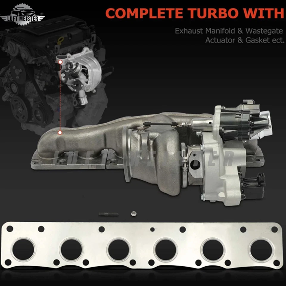 Nuevo turbocompresor para BMW 335i F30 2014-2015 435i 535i L6 3,0 L X5 B03 N55 Foto 2 de 4