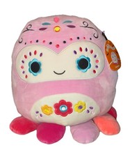 Squishmallows 12” JEANNE Day Of The Dead Octopus Halloween 2022 Kellytoy