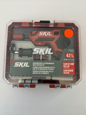 SKIL 4V Rechargeable Cordless Screwdriver 42pc Bit Kit SD5618-03