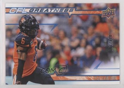 2023 Upper Deck CFL Greatness Blue /299 TJ Lee #CG-TL bl7