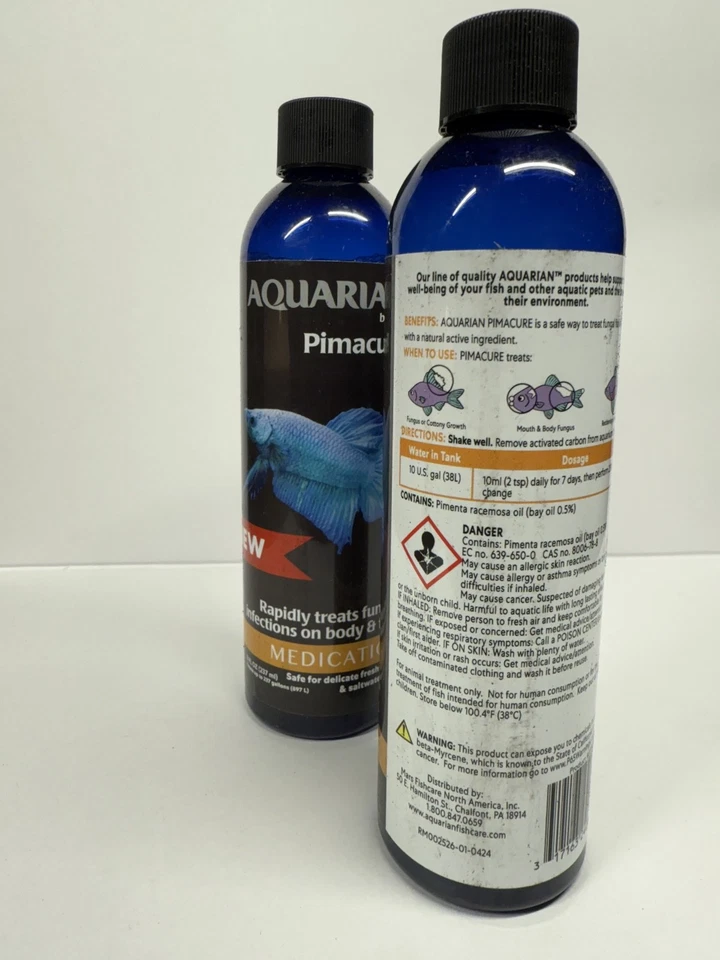 AQUARIAN by API Pimacure Treats Fungal Infections On Body and Fins Fresh & Salt - Image 3 of 3