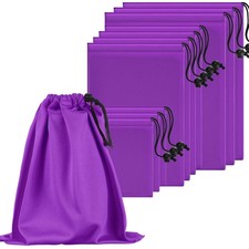 10 Pcs Toy Storage Bags Adult Microfiber Drawstring Gift Bags Adjustable Smal...