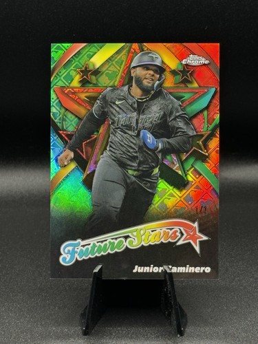 Junior Caminero [Superfractor] #FS-18 2025 Topps Chrome Future Stars card
