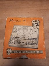  ICE Microtest 80  Manuale Istruzioni In Originale. Usato in buono stato. 