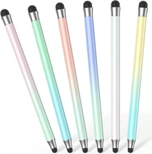 Stylus Pens for Touch Screens, Compatible with All Capacitive 6pcs-Corlorful