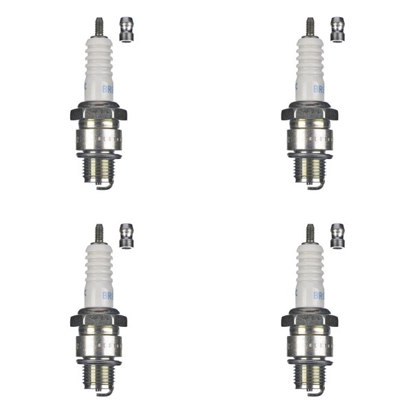 NGK ZüNdkerze BR8HS 4322 4Er Set (FüR: Italjet Formula 50 LC FRH 97-03 )-image