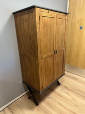 Oak Furnitureland French Farmhouse Rustic Solid Door Double Wardrobe Painted #3