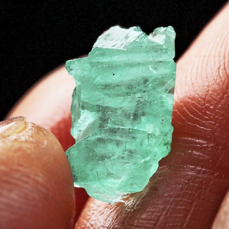 3.6Ct Paraiba Blue Green Emerald Vanadium Beryl Facet Rough Specimen UMDb207