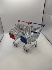 Mini Supermarkt Einkaufswagen Spielzeug Dekoration Kinder Desktop Modell.