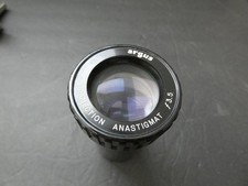 ARGUS SLIDE PROJECTOR LENS 4 INCH F3.5 ANASTIGMAT